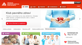 Web Všeobecné zdravotní pojišťovny